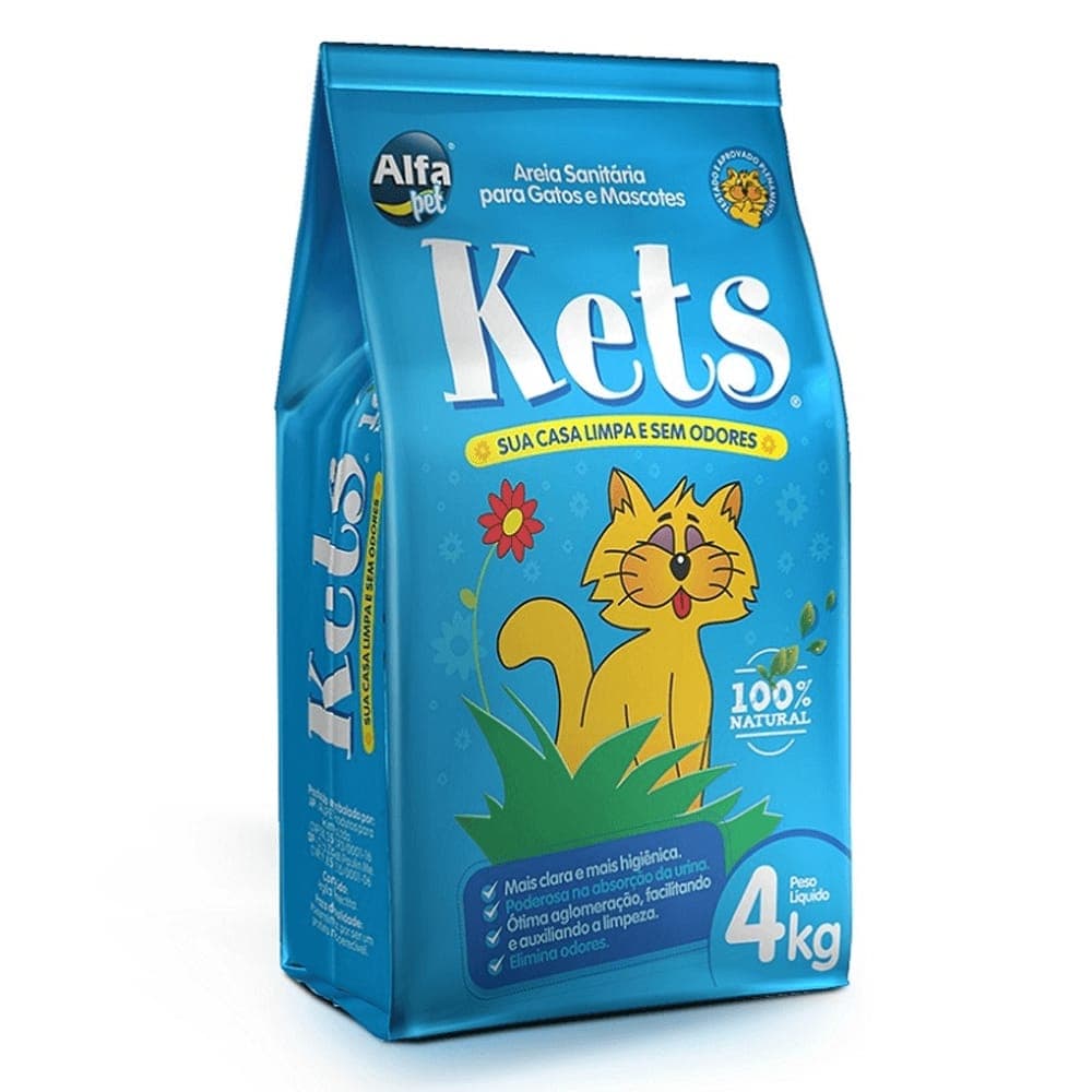 AREIA SANITÁRIA KETS 12 KG